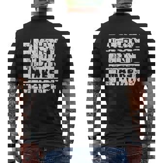 Angry Music Makes Me Happy Heavy Metal Mens Back Print T-shirt - Thegiftio