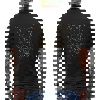Animal Foxes Mens Back Print T-shirt - Thegiftio UK