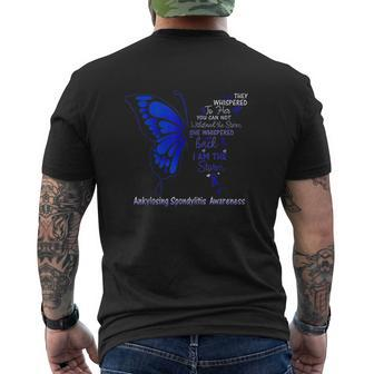 Ankylosing Spondylitis I Am The Storm Mens Back Print T-shirt - Thegiftio UK