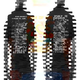 Année Du Dragon 2024 Dragon Traditionnel Nouvel An Chinois T-shirt imprimé au dos - Cadeauxyz