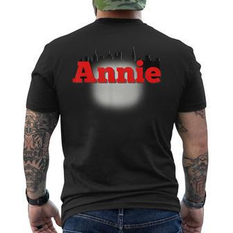 Annie New York Skyline Men's T-shirt Back Print - Thegiftio UK