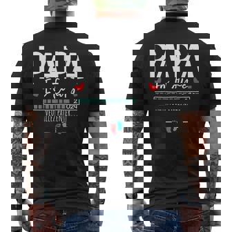 Annonce Bébé Futur Papa 2024 Nouveau Papa En Cours 2024 T-shirt imprimé au dos - Cadeauxyz