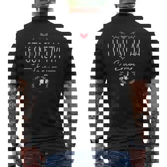 Annonce Grossesse Future Tata D'amour 2024 Naissance Bébé T-shirt imprimé au dos - Cadeauxyz