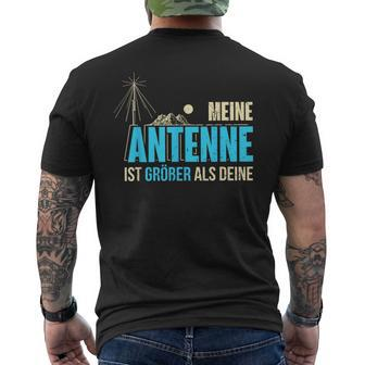 My Antenna Is Larger Cb Funker Amateur Funker T-Shirt mit Rückendruck - Seseable