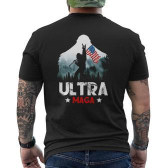 Anti Joe Biden Ultra Maga Tee Mens Back Print T-shirt - Thegiftio UK