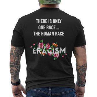 Anti-Racism Uprising Human Rights Eracism Men's T-shirt Back Print - Monsterry CA