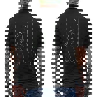 Anzuelos De Pesca Con Nudo De Pesca Regalo Para Pescadores Camiseta Hombre Estampado Espalda - Regaloses