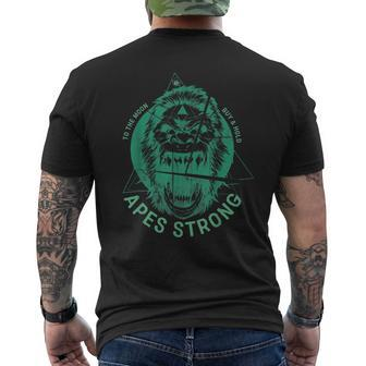 Apes Strong Amc Army Ape Trading Meme Men's T-shirt Back Print - Monsterry AU