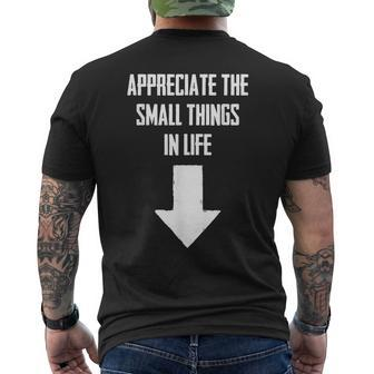 Appreciate The Small Things In Life Men's T-shirt Back Print - Seseable