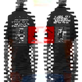Apres Ski Instructor Esquís Para Fiestas Camiseta Hombre Estampado Espalda - Regaloses
