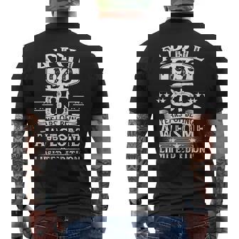 April 1939 Original Parts 85 Year Old 85Th Birthday Men's T-shirt Back Print - Thegiftio UK
