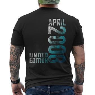 April 2008 Limited Edition 15Th Birthday Vintage 15 Year Old Men's T-shirt Back Print - Monsterry CA