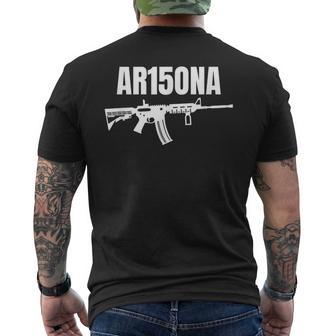 Ar15ona Arizona 2Nd Amendment Ar 15 For Gun Owners Men's T-shirt Back Print - Monsterry DE