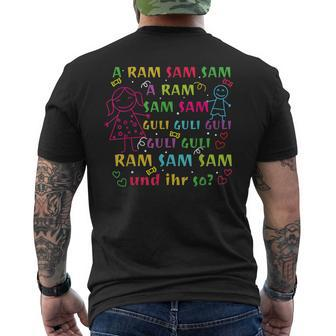 Aramsamsam Kita Kindergarten Educator A Ram Sam T-Shirt mit Rückendruck - Seseable