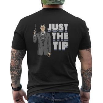 Archer Just The Tip Mens Back Print T-shirt - Thegiftio UK