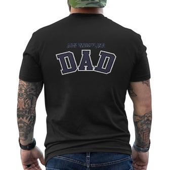 Arm Wrestling Dad Mens Back Print T-shirt | Mazezy
