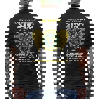 Army Retired Military US Army Retirement Mens Back Print T-shirt - Thegiftio