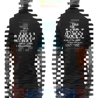 Arnold Shirts Team Arnold Lifetime Member Name Shirts Mens Back Print T-shirt - Thegiftio UK