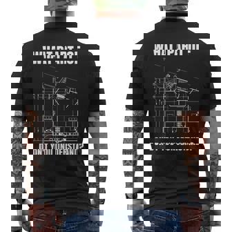Arquitectura ¿Qué Parte De Don't You Understand Arquitecto Camiseta Hombre Estampado Espalda - Regaloses