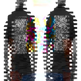 Artista De Graffiti En Estilo Urbano Graffiti De Arte Camiseta Hombre Estampado Espalda - Regaloses