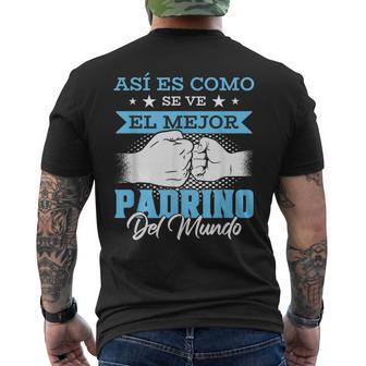 Así Es Como See El Mejor Padrino Del Mundo Camiseta Hombre Estampado Espalda - Regaloses