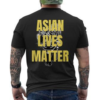 Asian Lives Matter Asian American Pride Tiger Print Men's T-shirt Back Print - Monsterry UK