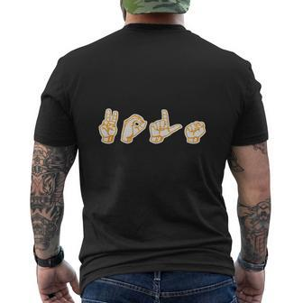 Asl Vols Mens Back Print T-shirt - Thegiftio UK
