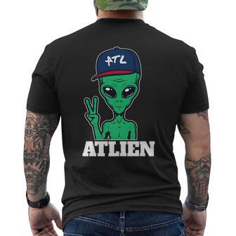 Atlanta Atlien Atl Men's T-shirt Back Print - Monsterry AU