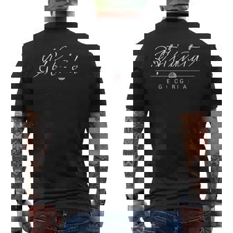 Atlanta Georgia Ga En Atlanta Camiseta Hombre Estampado Espalda - Regaloses
