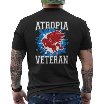 Atropia Veteran 4Th Of July Unicorn Dd 214 Ver2 Mens Back Print T-shirt | Mazezy