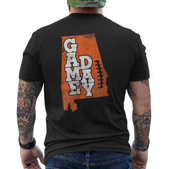 Auburn Football Distressed Game Day Men's T-shirt Back Print - Monsterry AU