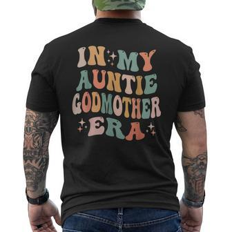 In My Auntie Godmother Era Announcement For Mother's Day Men's T-shirt Back Print - Thegiftio