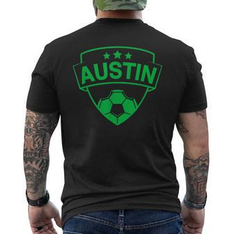 Austin Throwback Classic Men's T-shirt Back Print - Seseable