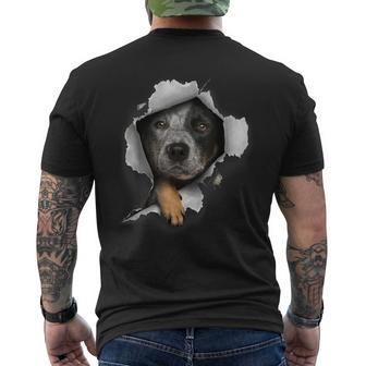 Australian Cattle Dog Herding Dog Blue Heeler Cattle Dog Men's T-shirt Back Print - Seseable