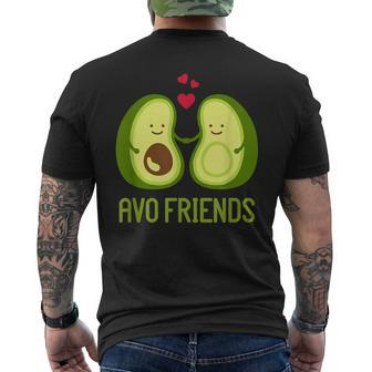 Avocado Friends T-Shirt mit Rückendruck - Seseable