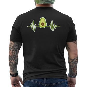 Avocado Heartbeat T-Shirt mit Rückendruck - Seseable
