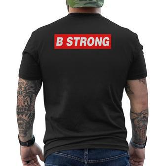 B Strong Sp Styles Mens Back Print T-shirt - Thegiftio UK