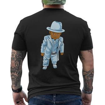 Baby In A Blue Suit Dank Meme Men's T-shirt Back Print - Monsterry