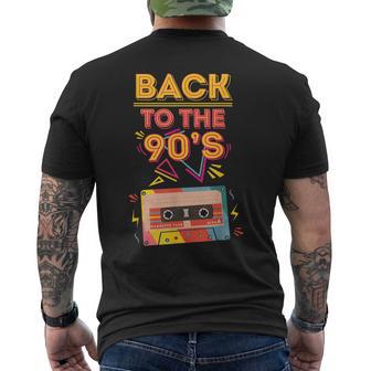 Back To The 90S Fashion Outfit Cassette Costume Attire 90S Men's T-shirt Back Print - Monsterry DE