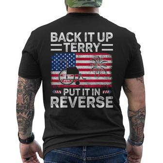 Back It Up Terry Put It In Reverse July 4Th Fireworks Terry Men's T-shirt Back Print - Monsterry DE