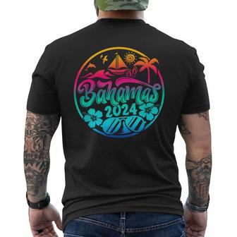 Bahamas 2024 Vacation Trip Matching Group Men's T-shirt Back Print - Seseable