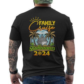 Bahamas Cruise 2024 Family Friends Group Vacation Matching Men's T-shirt Back Print - Monsterry