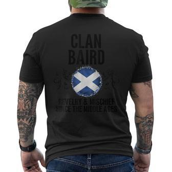 Baird Clan Scottish Family Name Scotland Heraldry Men's T-shirt Back Print - Seseable