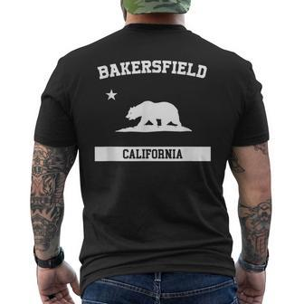 Bakersfield California Bear Bakersfield Men's T-shirt Back Print - Monsterry UK