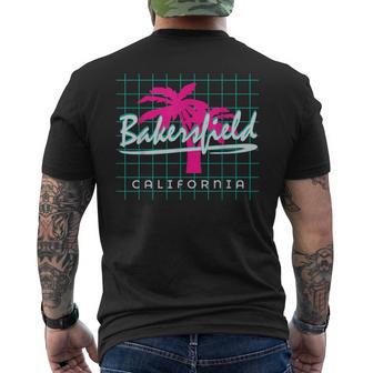 Bakersfield California T Vintage Ca Souvenir Men's T-shirt Back Print - Monsterry UK