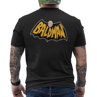 Baldman Bald For Bald T-Shirt mit Rückendruck - Seseable
