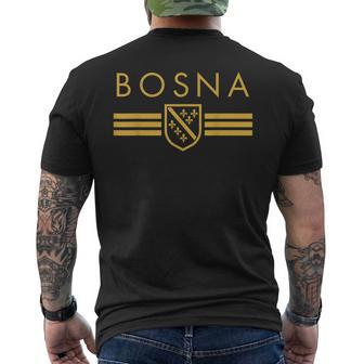 Balkan Bosnia And Herzegovina Bosnian Slogan T-Shirt mit Rückendruck - Seseable