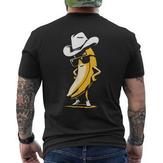 Banana Cowboy Cowgirl Country Western Novelty Banana Men's T-shirt Back Print - Monsterry AU