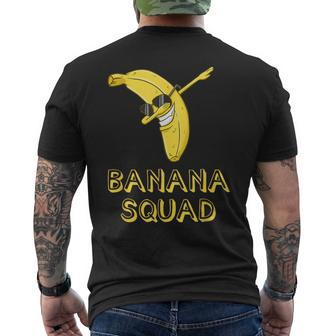 Banana Dabbing Sunglasses Smiling Face Fruit Lover Men's T-shirt Back Print - Seseable