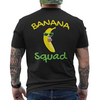 Banana Squad Food Summer Vacation Matching Fruit Lover Party Men's T-shirt Back Print - Thegiftio UK